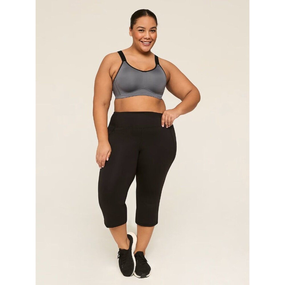 Lane Bryant LIVI Stretch Cotton Blend Bootcut Capri Size 26/28 Size 4X NWT